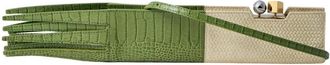 Jacquemus Handbags, female, Green, Size: ONE SIZE The Poireau Clutch Bag