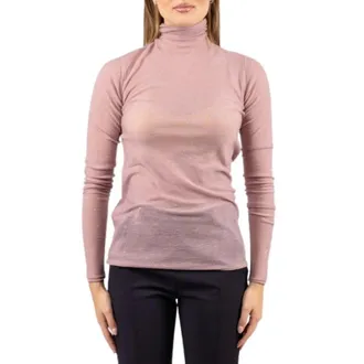 Pinko Pinko, Truien & Vesten, Dames, Paars, M, Wol, Moss Maglia Ultrafine