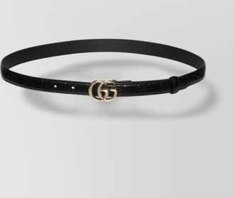 Gucci leather thin belt