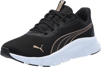 Puma Womens Flexfocus Lite Modern Cross Training Shoes, Black-Gold, 10.5, 8 UK