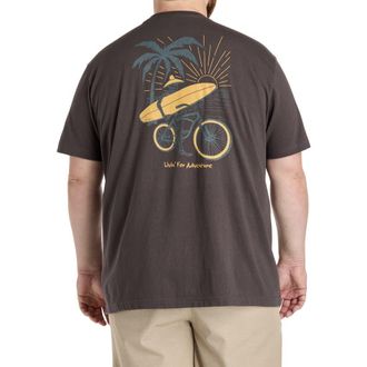 O'Neill Big & Tall Beachcomber Graphic Tee in Graphite at Nordstrom, Size 3X Big