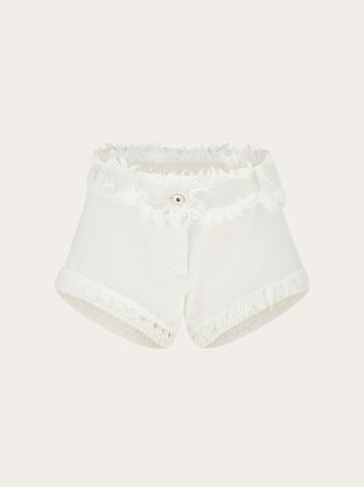 Ferragamo Donna Shorts 5 tasche Bianco