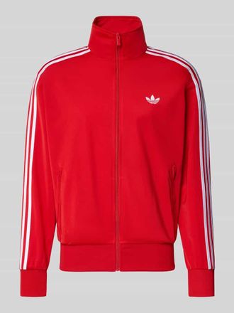 adidas Originals Sweatjacke mit Logo-Stitching Modell FIREBIRD in Rot, Gr&ouml;&szlig;e XXL
