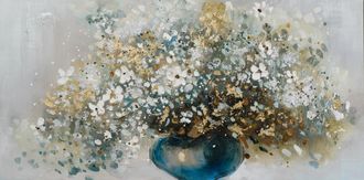 Schubiger M&ouml;bel Bild Vase mit Blumen