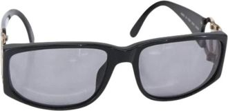 Chanel Pre-owned Accessories, female, Black, Size: ONE SIZE Pre-owned Plastic Sunglasses