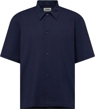 Drykorn Drykorn, Short Sleeve Shirts, male, Blue, Size: XL Meryn Kurzarm Hemd