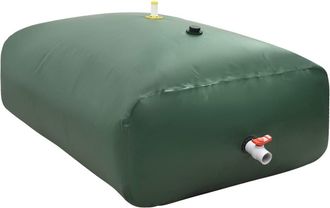 vidaXL Dep&oacute;sito De Agua Plegable Con Grifo Pvc 2100 L Vidaxl