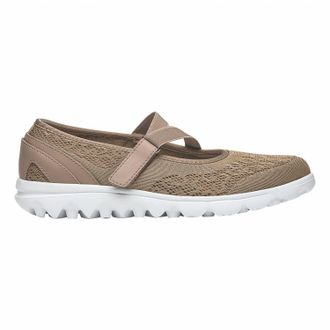 Prop&eacute;t Womens Travelactiv Mary Jane Flat Shoes In Honey