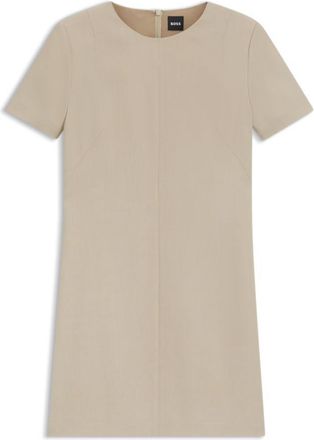 BOSS Shift dress in soft crepe