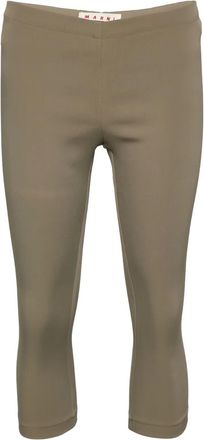 Marni elasticated-waist leggings - Neutrals