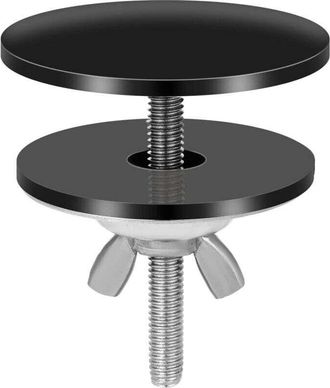 OEM Tappo Copri Rubinetto Nero, 5 Cm, In Acciaio Inox, Impermeabile, Per Lavelli E Lavelli Da Cucina