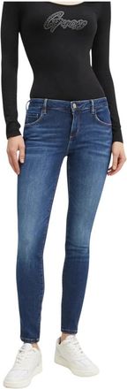 Guess Annette Skinny Jeans - Dames - Skinny Jeans - Blauw - W24 L30 - Katoen - Jeans