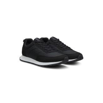 HUGO BOSS Running-inspired trainers with monogram-jacquard uppers