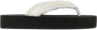 Balenciaga White Jet Lag Slippers