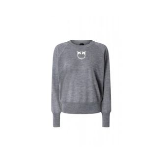 Pinko Pinko, Dames, Truien, Grijs, Maat: XL