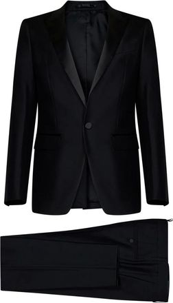 Dsquared2 Heren, Pakken, Zwart, Maat: XL Zijde