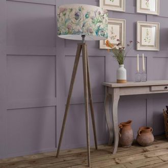 Voyage Maison Aratus Floor Lamp With Cirsium Eva Lampshade in Beige