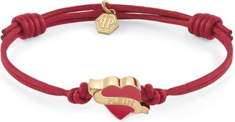 Philipp Plein Plein Valentine Cotton Cord Bracelet