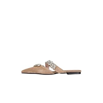 L37 Unieke Mules - Dames - Slip ons - Beige - 35 EU - Schoenen