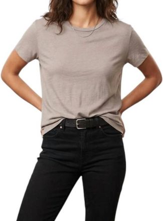 John Elliott + Co Jersey Relaxed Tee In Shell
