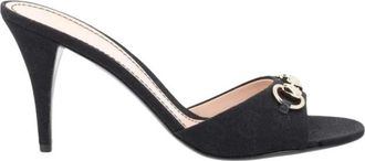 Gucci Sandalia de Mula con Horsebit - Shoes - Mujer - Negro - 39 EU