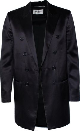 Saint Laurent Saint Laurent, zwarte zijden blazer 2021