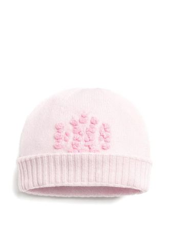 Barrie cashmere beanie hat - Pink