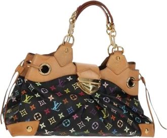Louis Vuitton Pre-owned Shoulder Bags, female, Black, Size: ONE SIZE Pre-owned Canvas Shoulder Bag
