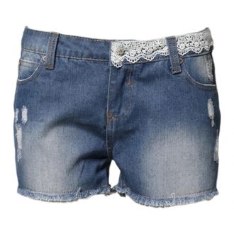 Gio Cellini Denim Shorts - Dames - Denim shorts - Blauw - M - Denim - Korte Broeken
