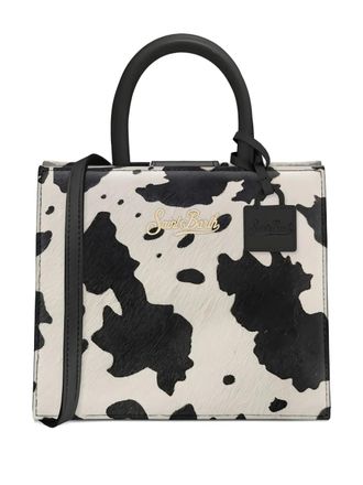 MC2 Saint Barth animal-print tote bag - women - Calf Leather - One Size - White
