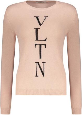 Valentino WomenS Light Pink Wool Sweater, Size 42