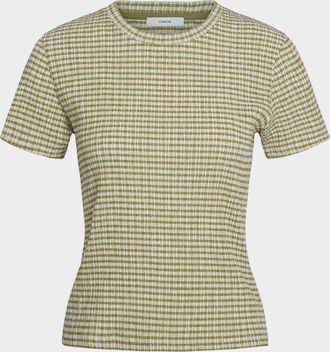 Vince Short-Sleeve Crewneck Top