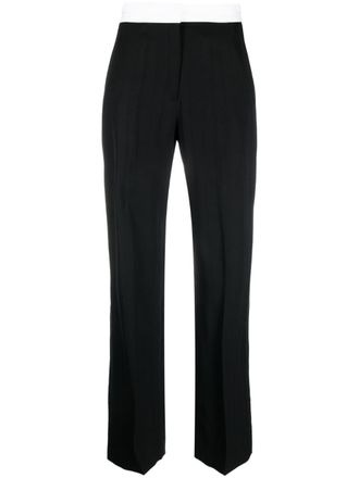 Victoria Beckham straight-leg trousers - Black