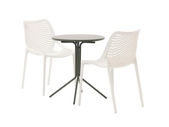 Forza Furniture Forza Ripi/Aziano &oslash; 60cm balkonset 3-delig stapelbaar