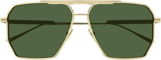 Bottega Veneta Sunglasses Bv1012 S 004 Gold/Green Men