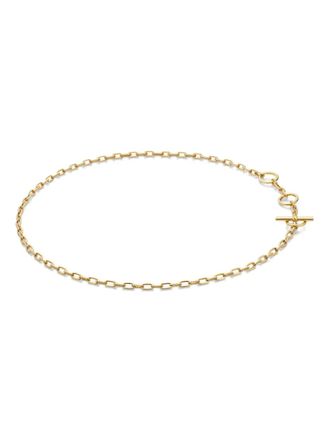 David Yurman 18kt geelgouden DY Madison Three Ring schakelhalsketting (3mm)