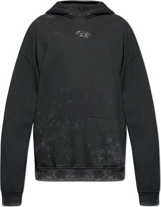 Diesel Sweatshirts & Hoodies - Heren - Hoodies - Zwart - M - Katoen - Hoodies & sweatvesten