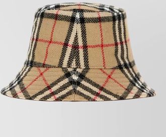 Burberry embroidered wool reversible bucket hat