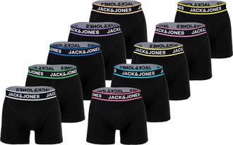 Jack & Jones Jack & Jones Jaclimes Solid Trunks 10 Pack Boxershorts