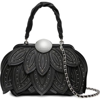 Aim&eacute;e Petal Top Handle Bag in Black Studded at Nordstrom