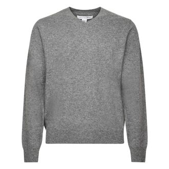 Comme Des Gar&ccedil;ons Pullover in maglia con scollo a V - - Knitwear - Uomo - Grigio - L