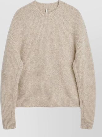 Sunflower ribbed crewneck jumper