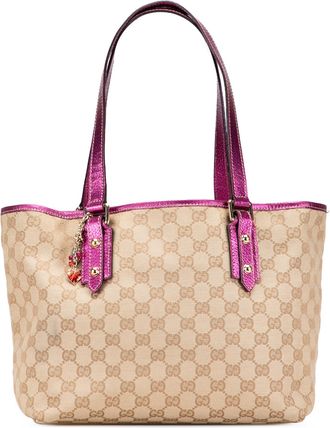 Gucci Pre-owned Womens Monogram Canvas Tote Bag - Tan Textile - One Size