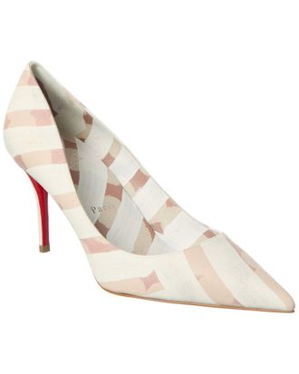 Christian Louboutin Miss Z 80 Linen Pump