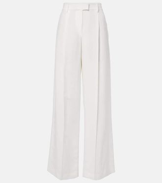 Brunello Cucinelli Pantaloni a gamba larga in twill