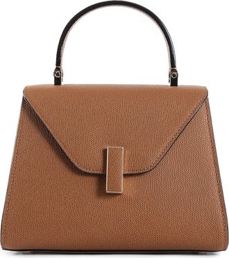 Valextra WOMAN BROWN TOP HANDLE BAGS