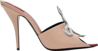 Valentino Garavani Schoenen, Dames, Beige, 40 EU, VG Coeur Vip&egrave;re Slide T.105