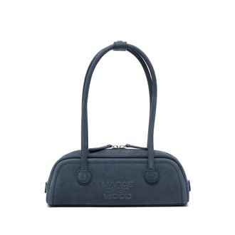Margesherwood Logo-embossed Nubuck-leather Tote Bag