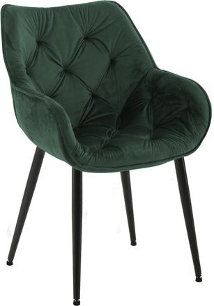 Clp Silla Tanna En Terciopelo Verde