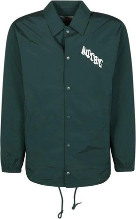 Autry Logo Jacket - Heren - Zomerjassen - Groen - M - Polyester - Jassen